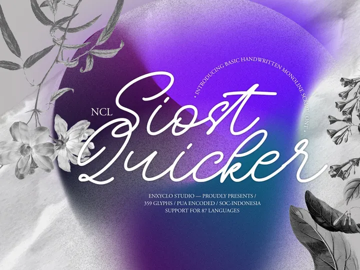 NCL SIOST QUICKER - Unique Monoline preview picture