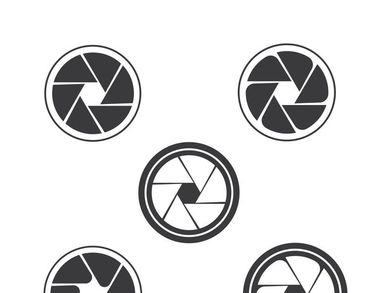 Camera vector icon illustration design template