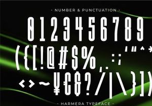 Harmera - Condensed Sans Serif Font
