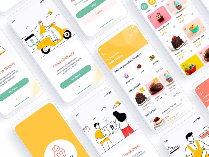 Bakery Shop App UI