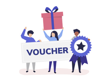 Gift Voucher Illustration preview picture
