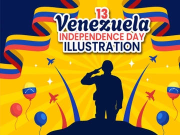 13 Venezuela Independence Day Illustration preview picture