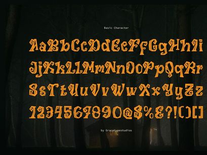 Keramat | Display Horror Font