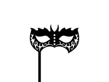 Masquerade Carnival Mask Icon and symbol vector