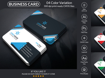 Corporate Business Card Design preview picture