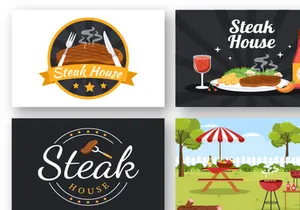 14 Steakhouse Illustration