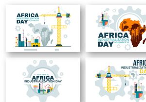 10 African Industrialization Day Illustration