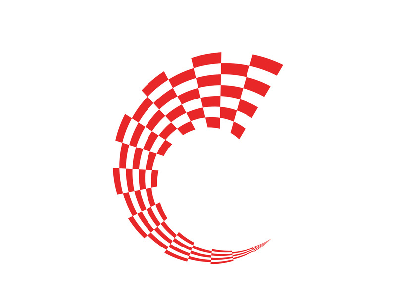 flag template logo and symbol vectors