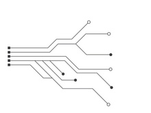 Circuit vector illustration design