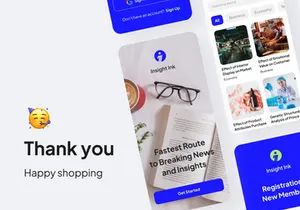 Diario - Journal Mobile App UI Kit