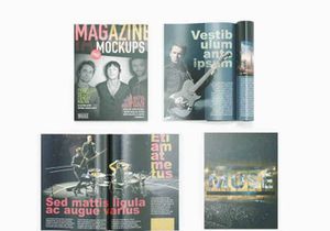 Free Magazine Mockups v2