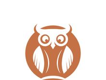 Owl logo icon design animal and simple business abstract vector
