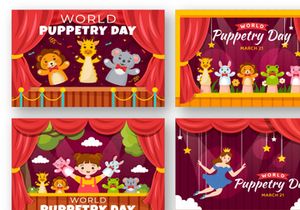12 World Puppetry Day Illustration