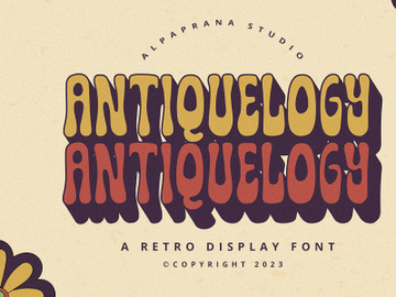 Antiquelogy - Retro Font preview picture