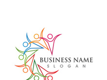 Community, network and social icon design template