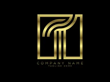 Luxury golden color line letter, Graphic Alphabet Symbol for Corporate Business Identity preview picture