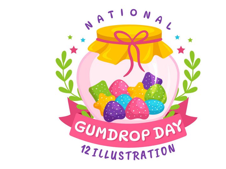 12 National Gumdrop Day Illustration