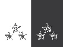 Star icon template vector illustration design