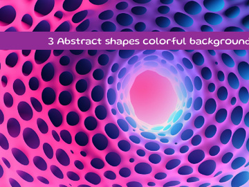 Abstract shapes colorful background preview picture
