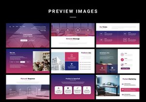 UNICORN Startup Pitch Deck Template