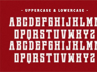 Jersey Varsity - Vintage Slab Serif