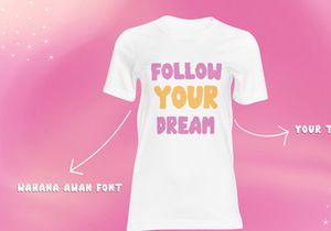 Wahana Awan - Bubble Retro Font