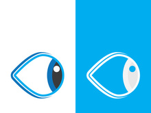 Eye logo icon design template illustration