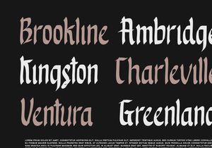 Blackthorn - Display Font