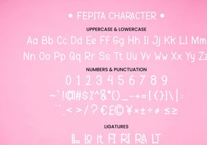 Fepita - Feminine Display Font