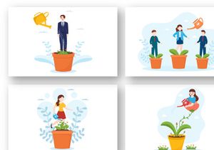 11 Personal Development Illustration