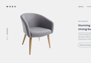 Furniture Web Landing Page