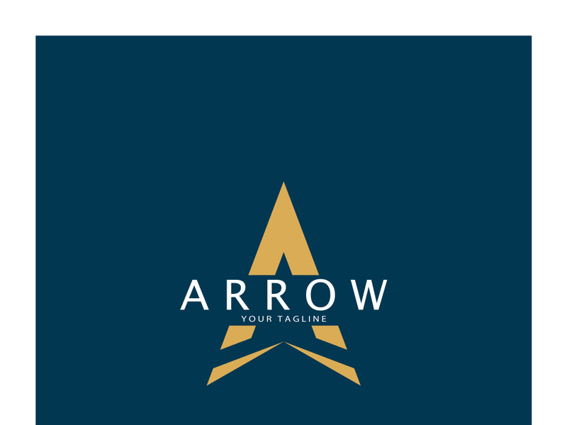 Arrow vector illustration icon Logo Template design