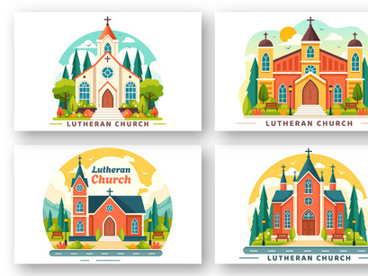 9 Lutheran Church Illustration