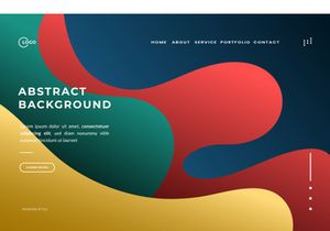 Abstract Background Wave Modern