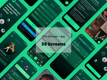 Live Stream Mobile App UI Design preview picture