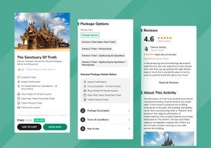 Travel Mobile App UI Kit Template
