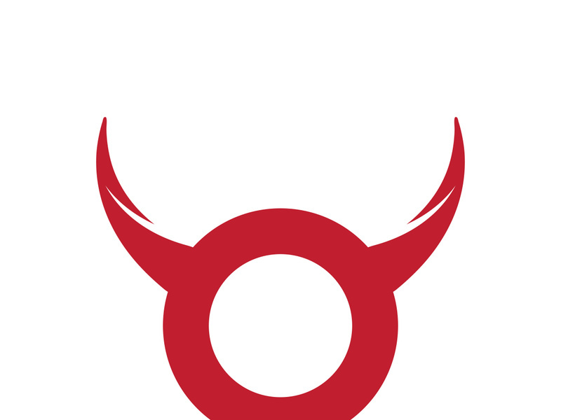 Devil horn Vector icon design