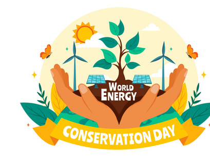 11 World Energy Conservation Day Illustration