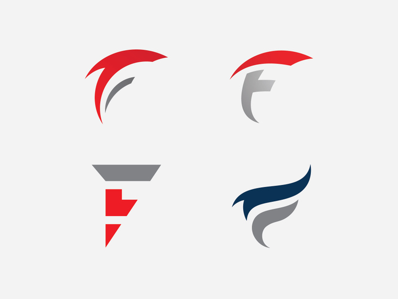 F letters logo and symbols