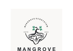 Mangrove tree logo nature design Abstract Minimalist Sign Symbol Environment template