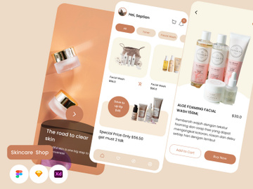 Skincare Shop Mobile App preview picture