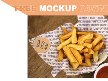 French Fries Branding Mockup preview picture