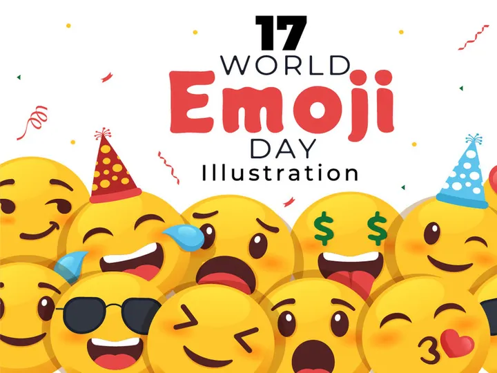 17 World Emoji Day Celebration Illustration