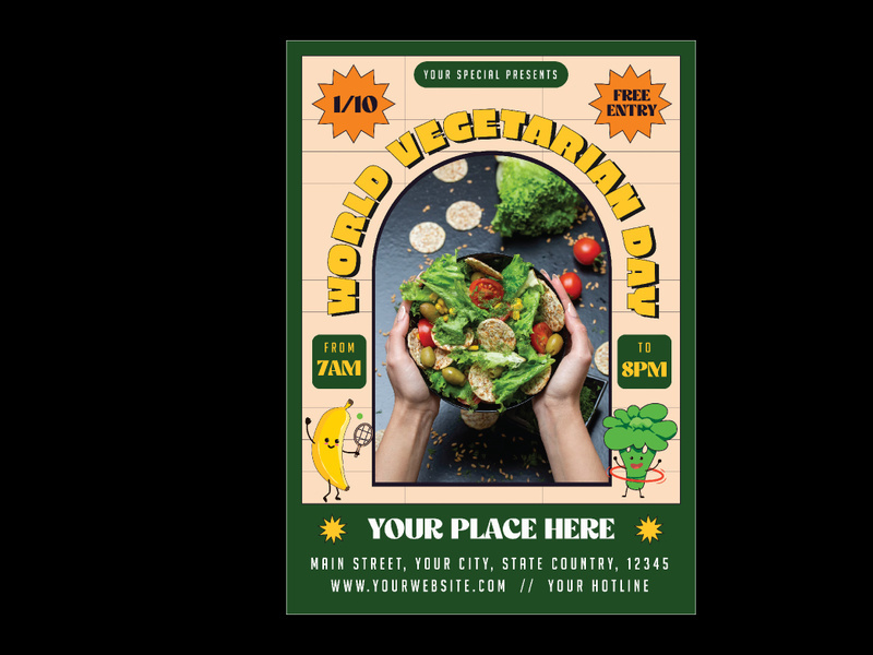 Vegetarian Day Flyer