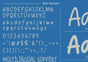 Woris - Handwritten Marker Note Font