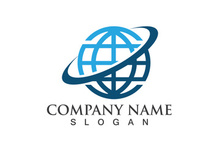 Globe wordl business finance logo