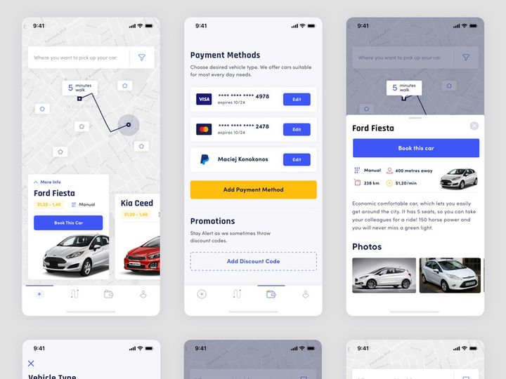 Vehirent UI Kit