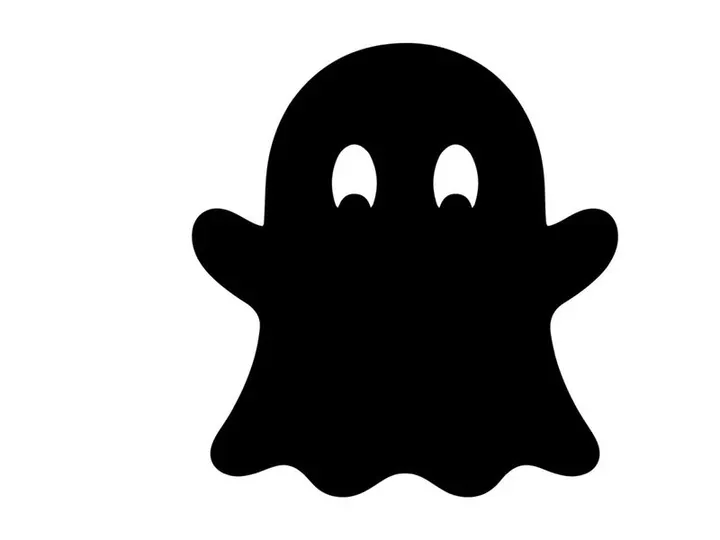 Niedliche Geister-Illustration für Halloween oder gruselige Themen