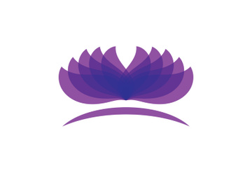 Lotus flower health meditation logo symbol preview picture