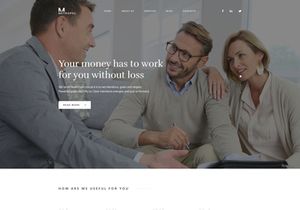 Metropol - Investment & Finance PSD Template